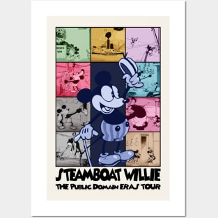 Steamboat Willie The Public Domain Eras Tour - 6 Posters and Art